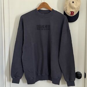 Taylor Swift The Eras Tour Blue Crewneck Size X-Small | 1st Edition Back Print